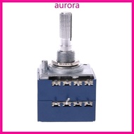Auro Potentiometer RH2702 8 Pin Serrated Split Shaft 6MM Precision 27-type A100K 100K