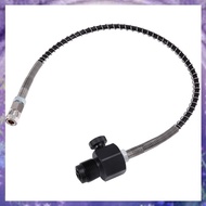 Diving Fiber Bottle Connector G5/8 Threaded Connector 8mm Quick Connector with Spring Tube