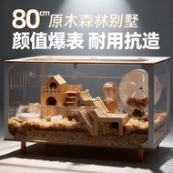 Hamster Cage Oversized Villa Deluxe 80cm Golden Bear Dedicated Extra Large House Acrylic Pet Breedin