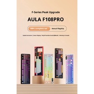 AULA F108Pro Mechanical Keyboard | Bluetooth/2.4G/RGB | Hot swappable | Gaming Office 108Keys