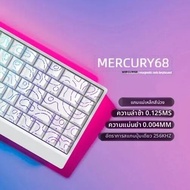 IROK Carotmas Mercury68 สวิทช์แม่เหล็กคีย์บอร์ดแบบมีสาย E-Sports คีย์บอร์ด 8000Hz RT0.004mm LOW DELA