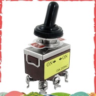 AC 250V 15A on/on 2 Position DPDT Toggle Switch with Waterproof Boot