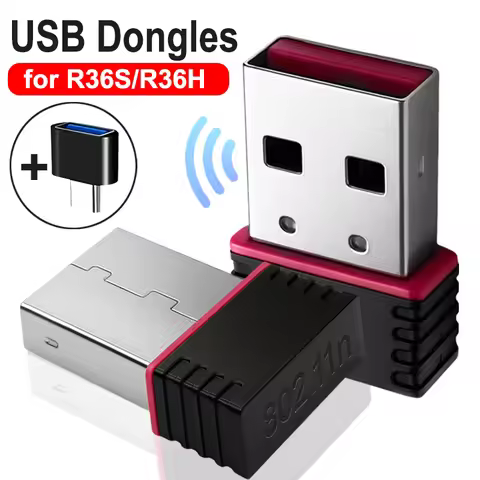 Mini Portable USB WiFi Dongles For R36S/R36H Retro Game Console RTL8188FTV Network Adapter with OTG 