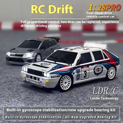 LDRC RC Drift Car 2801PRO 2802PRO 2803PRO 2804PRO 1/28 4WD With Gyroscope Full Proportional Throttle