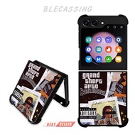 Hardcase Cover Casing Samsung Galaxy Z FLIP FOLD 6 5 4 3 5G Custom GTA Playing BC505