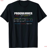 เสื้อยืดคอกลมzazat นักเขียนโปรแกรม Programmer Coder Code Coding Wizard Magician Computer Gift T-Shir