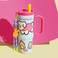 冰霸杯 316不銹鋼/陶瓷保溫杯 水杯 車 載飲管杯 750ML