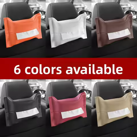 For Hyundai HB20S i30 N GN7 2021~2025 Car Sun Visor Hanging Tissue Bag,Seat Back/Arm Box Portable Ti