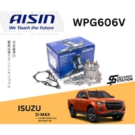 Aisin Heavy Duty Engine Water Pump WPG606V for Isuzu D-Max 3.0CC 2015Y Engine: 4JJ1 (BIG SHAFT HD)