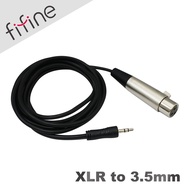 [FIFINE XLR (Female) To 3.5mm (Male) Audio Cable] 2M/Suitable For Hole Microphone/FIFINE