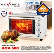 Advance Oven Listrik 33 Liter AOV-500 Oven 33 Liter- Roti series-JUMBO