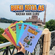 Buku Nota Selamat Hari Guru A5 | Teachers Day Notebook | Teachers Day