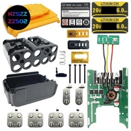 Li-Ion Battery Plastic Case  Li-Ion Battery Case withPCB Protection Circuit Board 10 Hole 18650 Li-I