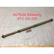 Rear Axle Atv 150-200, Buggy, Gokart Axle &amp; Nut Only