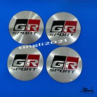โลโก้* GR sport ติดดุมล้อ Toyota โลโก้ติดดุมล้อ (ราคาต่อชุด มี 4 ชิ้น
