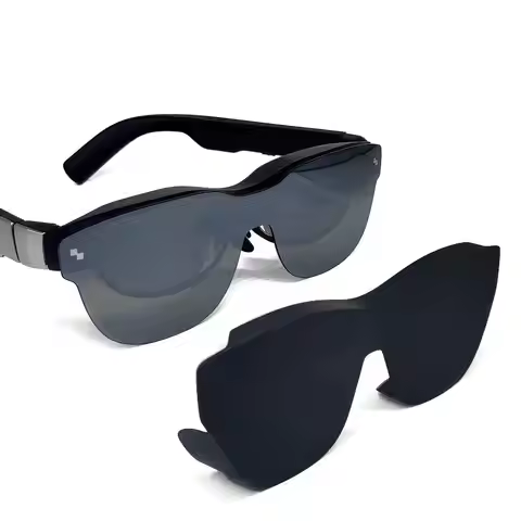 【C】1Pc Silicone Light Shielding Dust Cover Soft Screen Lens Protector Case For Rayneo Air3/Air2/Air3