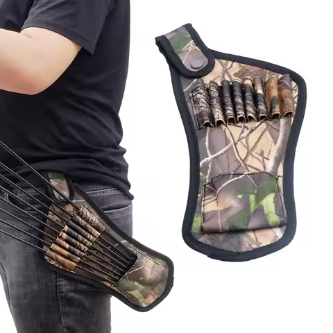 Archery Quiver Bow and Arrow Quiver Holder Bag For Crossbow Bolts Carrying Storage