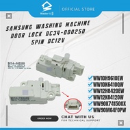 SAMSUNG WASHING MACHINE DOOR LOCK–5PIN DC12V-DC34-00025D WW10H9610EW/WW12H8420EW/WW12K8412OW/WW90K74