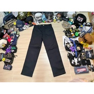 Dickies 873FBK Slim Fit Dark Black Long Pants Good Condition Waist 28