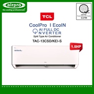 TCL TITAN KEI-S 2025 - AI FULL DC INVERTER SPLIT TYPE AIRCON -1.5HP  ( TAC-13CSD/KEI-S )