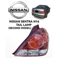 Nissan Sentra N16 2005 Year Rear Tail Light Lamp With Chrome Trim Lampu Belakang