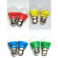 WSS lightning LED colour bulb 3w E27/B22 (red/yellow/blue/green)
