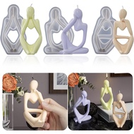 Silicone Molds, Art Thinker Epoxy Resin Molds Human Statues Sculptures Silicone Molds for Epoxy Resin Crafts Decorative Table Ornament