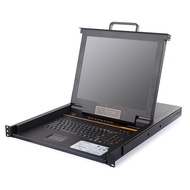 Kinan Single Rail LCD 17′′ 8 Port VGA KVM XL1708 Similar to ATEN CL1008M CL5708M