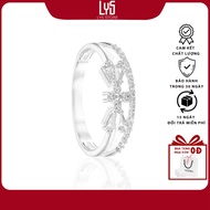 Women's Silver Ring Lys Silver Ring Fullbox 8250- S925 Silver Ring