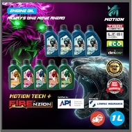 MOTION Ester+ PAO API SP 0W20 / 0W30 / 0W40 / 5W30 / 5W40 Fully | 5W30 / 10W30 / 10W40 / 15W40 Semi 