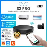 [NEW] Eva S2 PRO Smart Universal IR Controller with T&H Sensor Tuya Smart Life app works with Alexa,