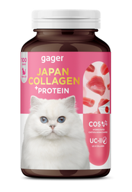 Gager (กาเจอร์) อาหารเสริมแมวอ้วน ผงคอลลาเจนแมว ผงคอลลาเจนแมวอ้วน ผงโปรตีน เสริมสร้างกล้ามเนื้อทำให้อ้วนตุ๊บ (ตัวเลือก)