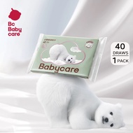 Bc Babycare (1 x 40's) Baby Tissue Lotion Moisturizing Tissues Soft No Redness Extra Thick Facial Ti