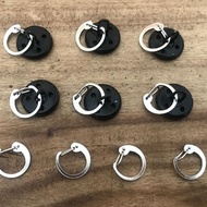 Epaulette Button Buckle Lock Simple Badge Buckle Four Seasons Button Shirt Collar Flower Lock Buckle