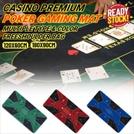 poker table mat, Texas Hold'em mat, portable casino game layout, high-quality non-slip rubber bottom