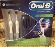 刷卡免運! 超值雙槍組※台北快貨※Braun Oral-B 歐樂 Pro Sweep 4000 專業電動牙刷
