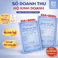 Sales revenue notebook S1A, S2A – Sales and business service notebook – 104 A4 pages [NetViet.Store]