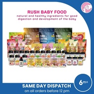 Rush Baby Food Cereal Cookies Freeze Dried Fruit Kids Soy Sauce Noodle Porridge Seasoning Powder wit