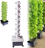 45 Holes Hydroponics Growing System, Indoor Grow System Vertical Grow Tower, Soilless Cultivation Growing System, for Herbs, Fruits and Vegetables-1PC