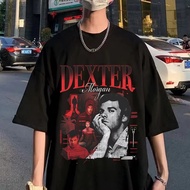 Tv Series Dexter Morgan Graphic T-shirts Men's Women Clothing Casual Cotton Oversized Short Sleeve T
