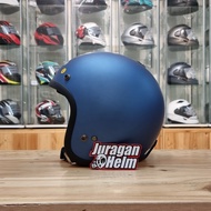 NEWEST Zeus ZS385C Matt Blue Helmet ZS385