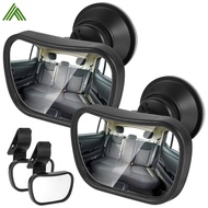 2Pcs Rear View Mirror Universal Baby Rear View Mirror Angle Adjustable Baby Car Rear View Mirror Wid