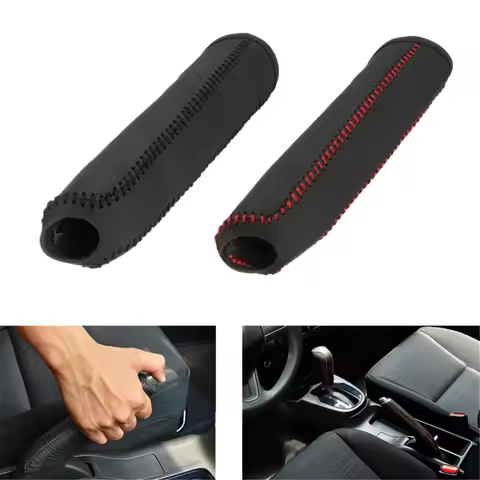 Leather Hand Brake Cover Protective Sleeve For Great Wall Haval Hover H3 H5 H6 H7 H9 H8 H2 Emblems M