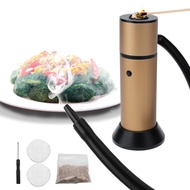 BORUiT Portable Food Smoking Gun Cold Smoke Generator  Molecular Cuisine Smoking Gun Meat Burn Smoke