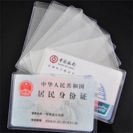 10pcs Transparent  Waterproof Matte Card Cover Universal PVC Clear Frosted Card Holders Portable Anti-magnetic Business Credit ID Cards Card Protector Sleeves