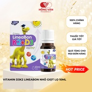 Lineabon D3 K2 syrup increases height and prevents rickets for babies (10ml bottle)