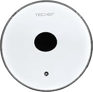 TECHEF 10.2 Inch Tempered Glass Lid – Fits 10” (26 cm) TECHEF Pots, Pans & Skillets – Steam Vent, St