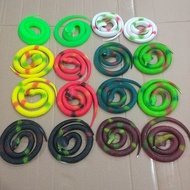 Rubber Snake 75cm Toy Snake Simulation Tricky Scary Toy Creative Soft Rubber Snake Stall Toy Lizard