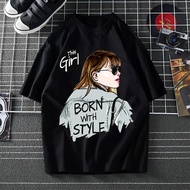 shirt 2023 tshirt woman xs-3xl born with style t shirt women T shirt female Korean style shirt o