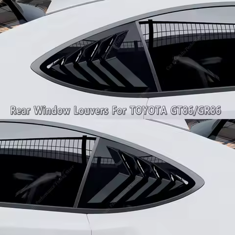 Car Styling ABS Rear Window Louvers For TOYOTA 86 ZN6 ZN8 GT86 GR86 GTS Cup 2012-2025 Rear Triangle